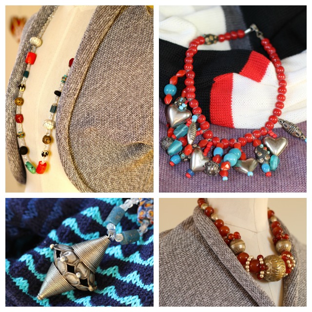 knits and jewelery
