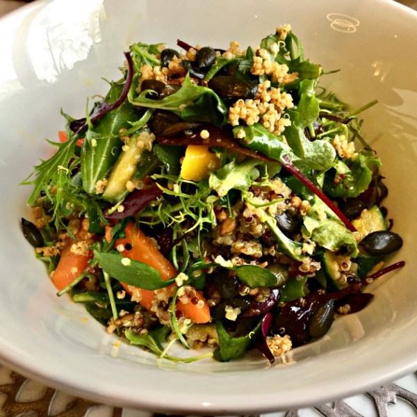 Quinoa Salad with Vegetables by Chef Alessio Corda of the “Living&nbsp;Room”